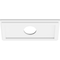 Ekena Millwork Rectangle Architectural Grade PVC Ceiling Medallion, 14"W x 7"H x 3"ID x 4 3/4"C x 1"P, One-Piece CMP14X7RE-03000 - alternate 3